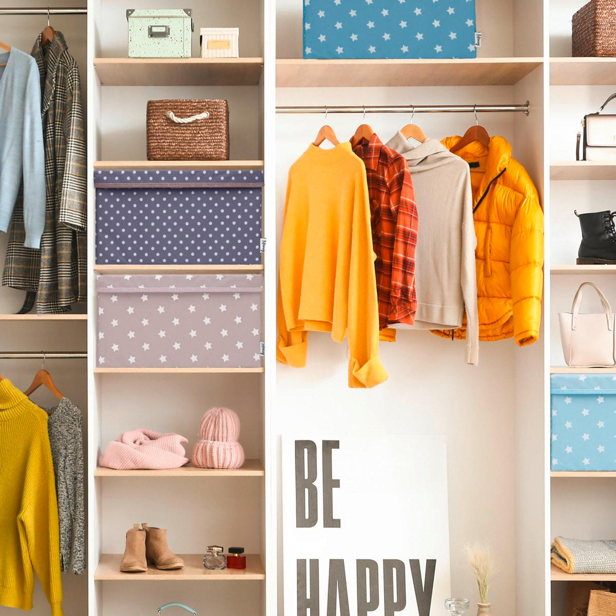 AUFBEWAHRUNGSBOXEN-SET  - Hellgrau, Basics, Kunststoff (37/25/21cm) - Lifeney