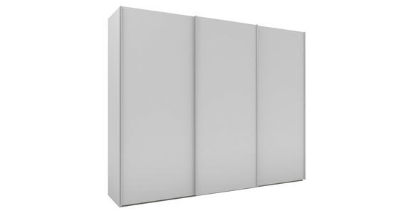 SCHWEBETÜRENSCHRANK 270/223/69 cm 3-türig Grau - Alufarben/Grau, KONVENTIONELL, Holzwerkstoff/Metall (270/223/69cm) - Novel