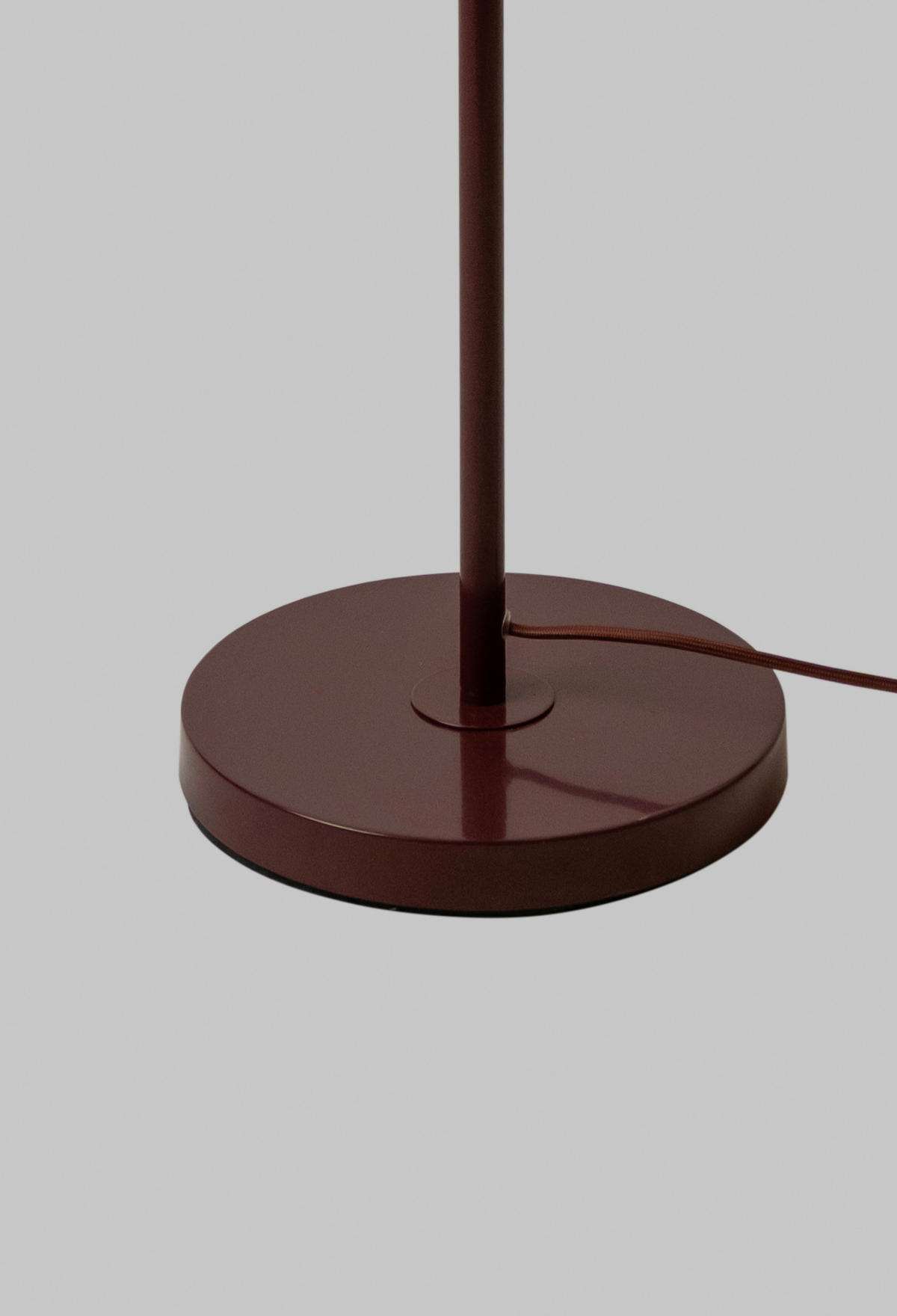 STEHLEUCHTE 47,5/63,5/165 cm    - Bordeaux/Weiß, Design, Glas/Metall (47,5/63,5/165cm) - It's about Romi