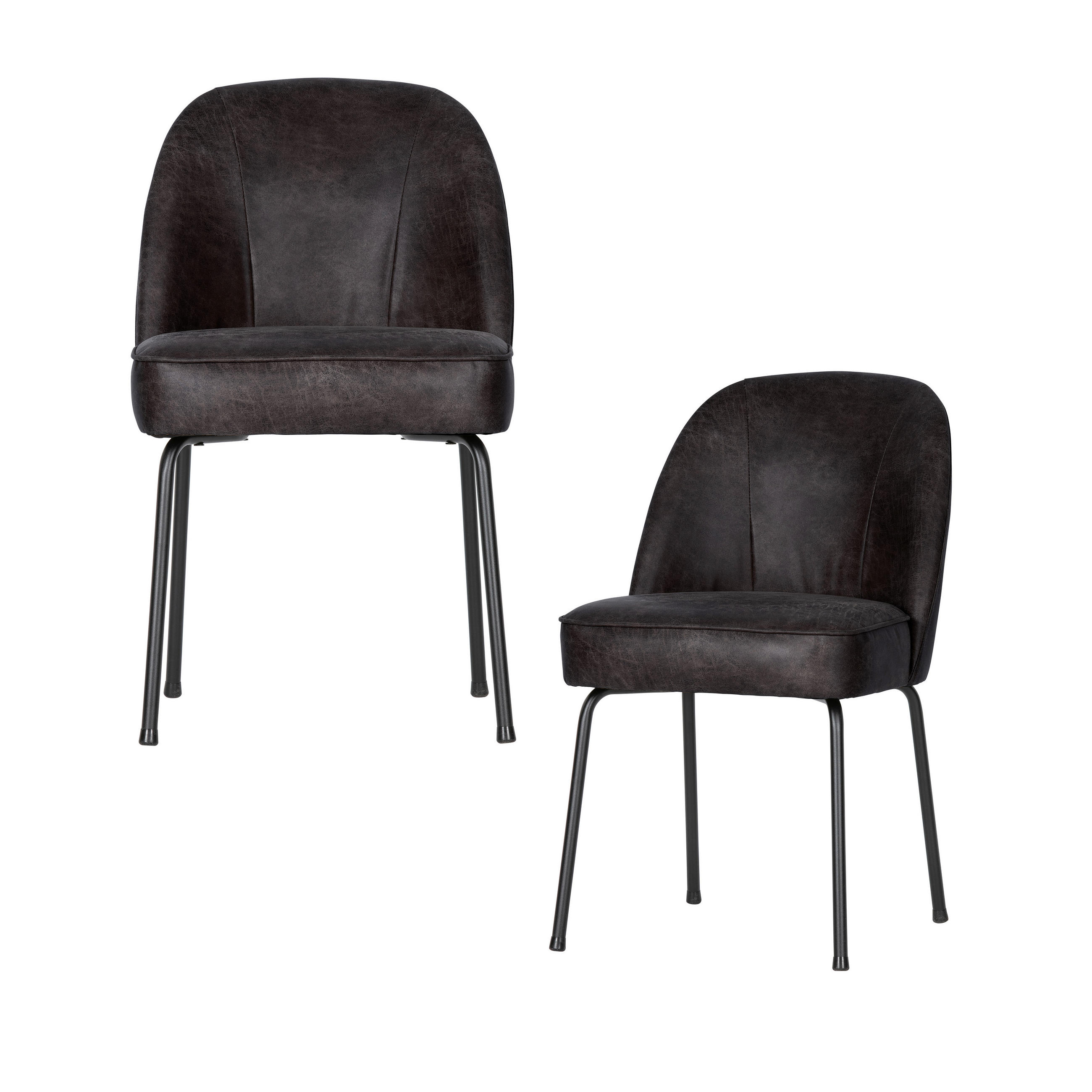 Livetastic Stuhl-Set Vogue Schwarz 50x83x57 cm
