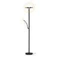 LED-DECKENFLUTER 40/180 cm    - Schwarz, KONVENTIONELL, Kunststoff/Metall (40/180cm) - Dieter Knoll