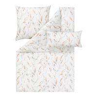 BETTWÄSCHE 5-teilig Atelier Makosatin 200/220 cm  - Naturfarben, Design, Textil (200/220cm) - Estella