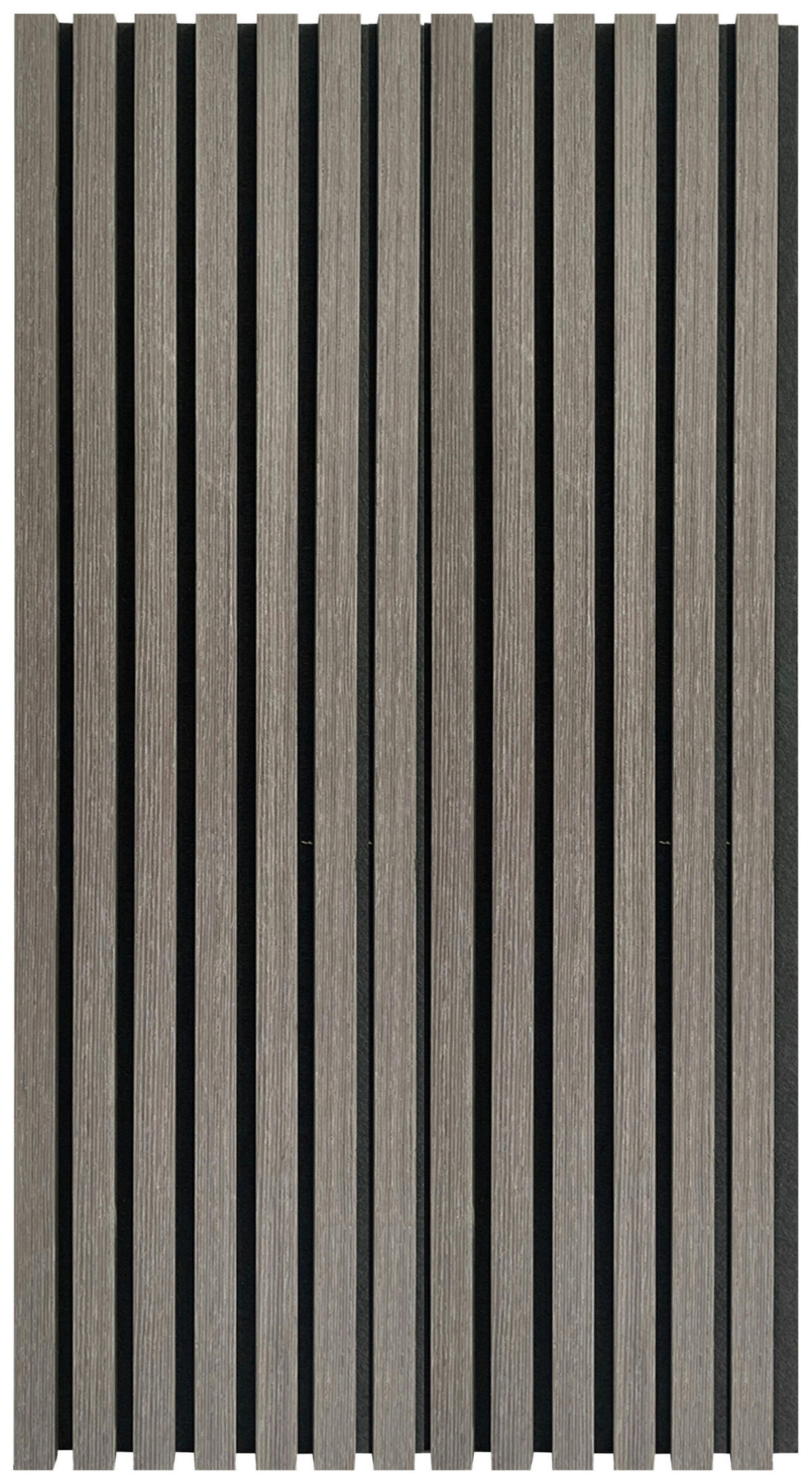 AKUSTICKÝ PANEL velikost: 52/104/2,2 cm - šedá/barvy dubu, Konvenční, dřevo/plast (52/104/2,2cm)
