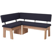 KOTNA KLOP, leseni material, tekstil antracit, hrast - hrast/antracit, Konvencionalno, leseni material/tekstil (125/165cm) - Venda