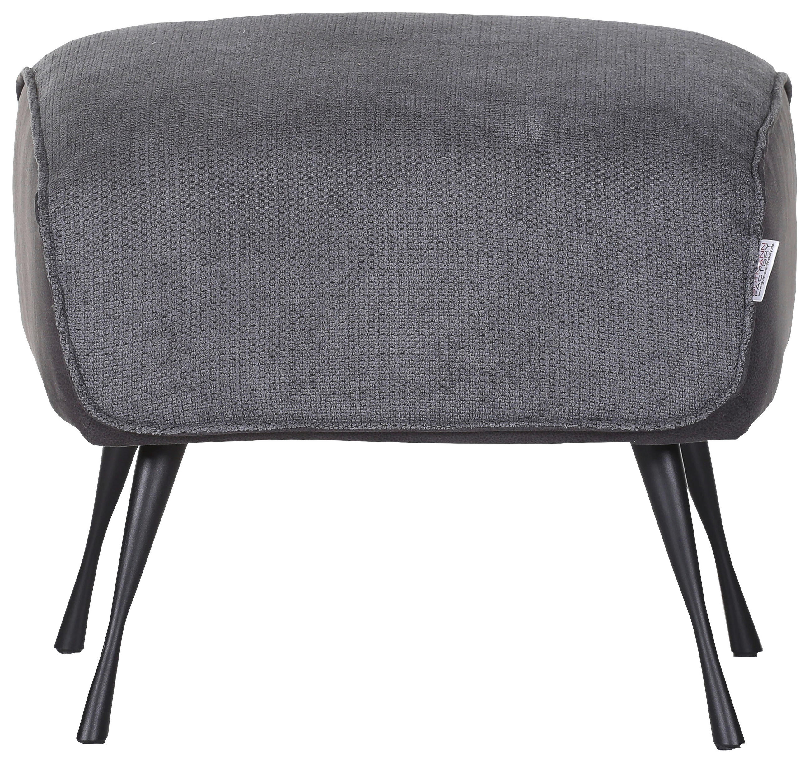 PALL i textil grå, mörkgrå  - mörkgrå/svart, Design, metall/textil (60/49/53cm)