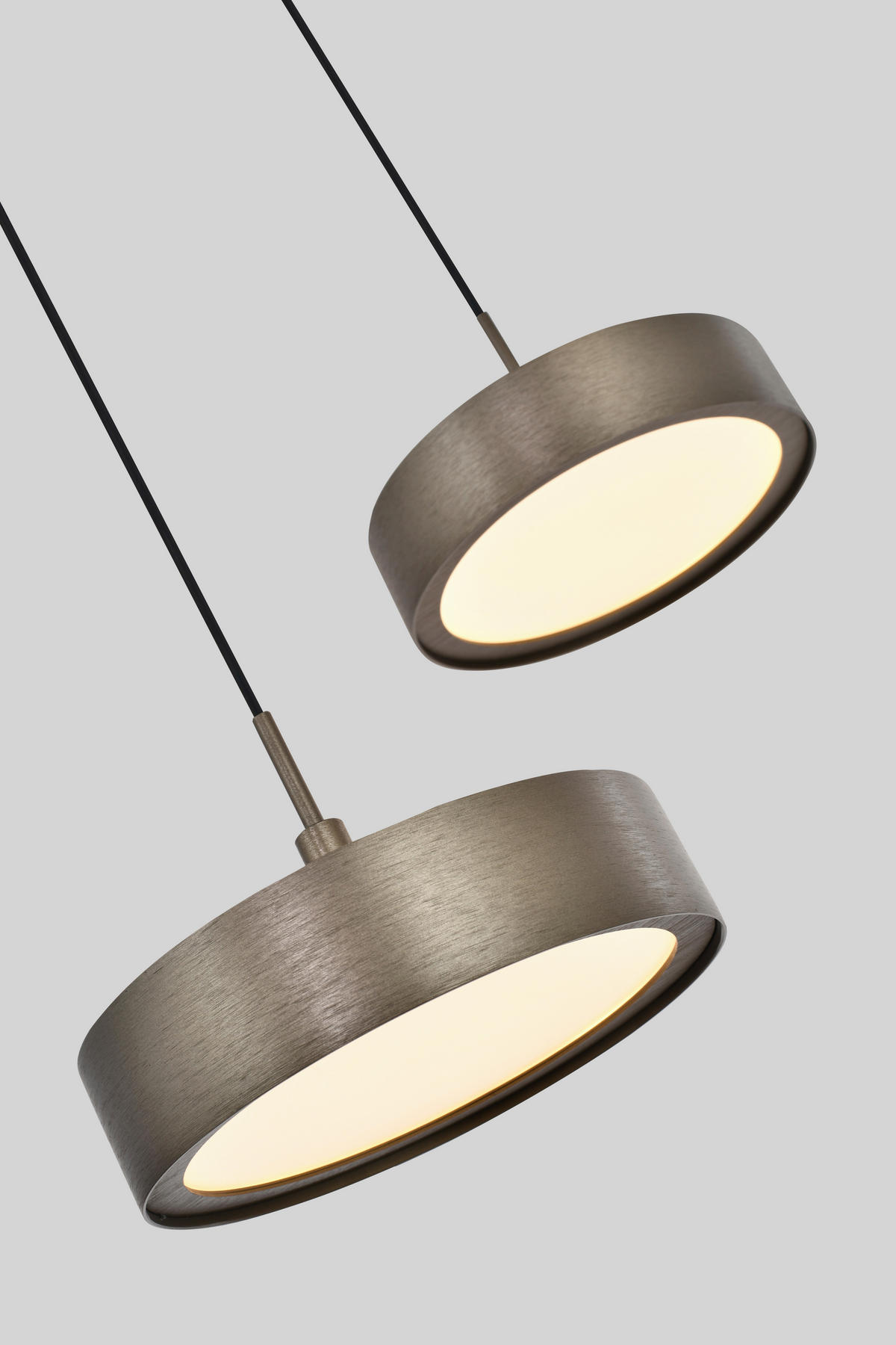 LED-HÄNGELEUCHTE Valensole 42,5/150/42,5 cm  - Bronzefarben, Design, Metall (42,5/150/42,5cm)