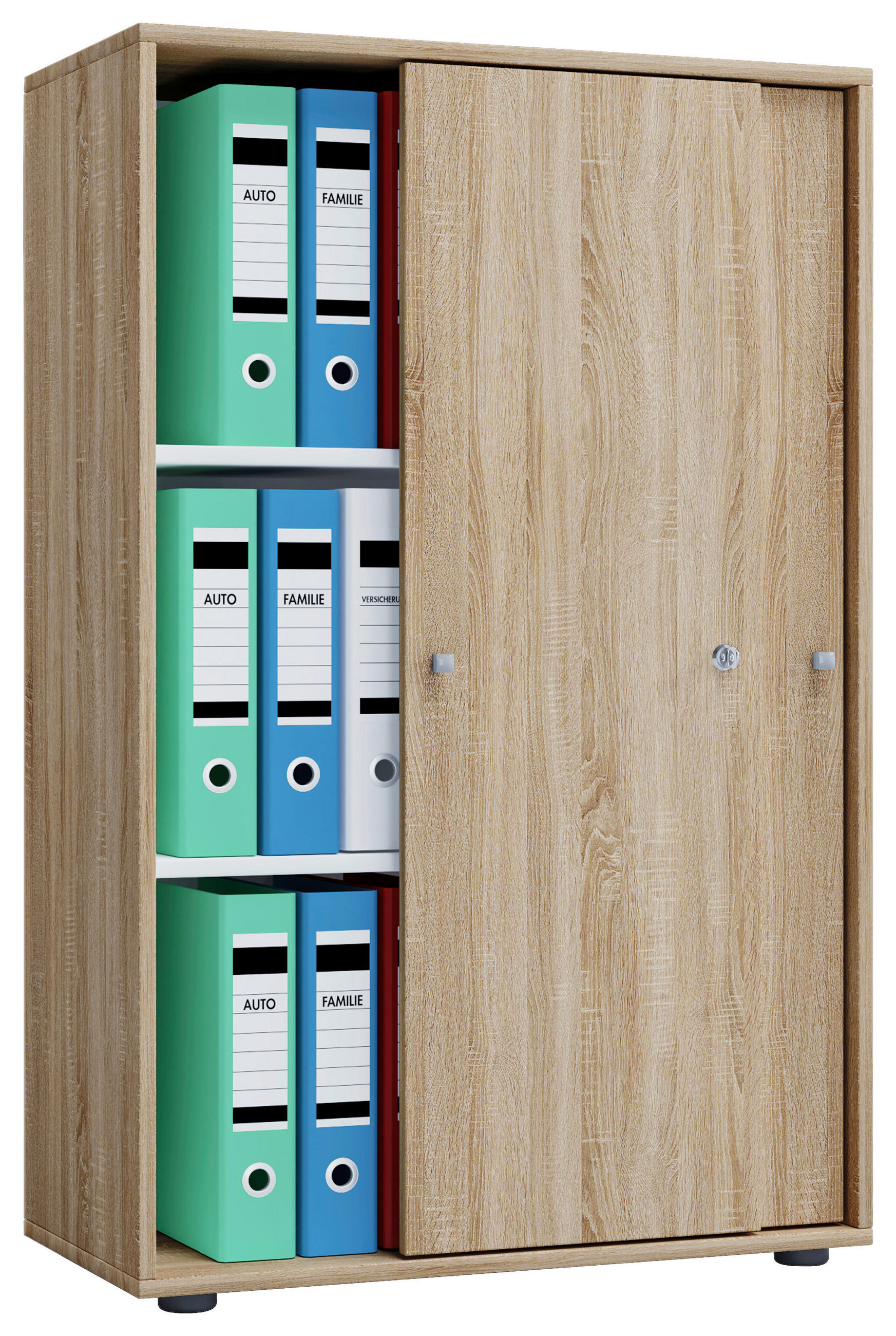 AKTENSCHRANK 70/111/37 cm  - Sonoma Eiche, Basics, Holzwerkstoff (70/111/37cm) - MID.YOU
