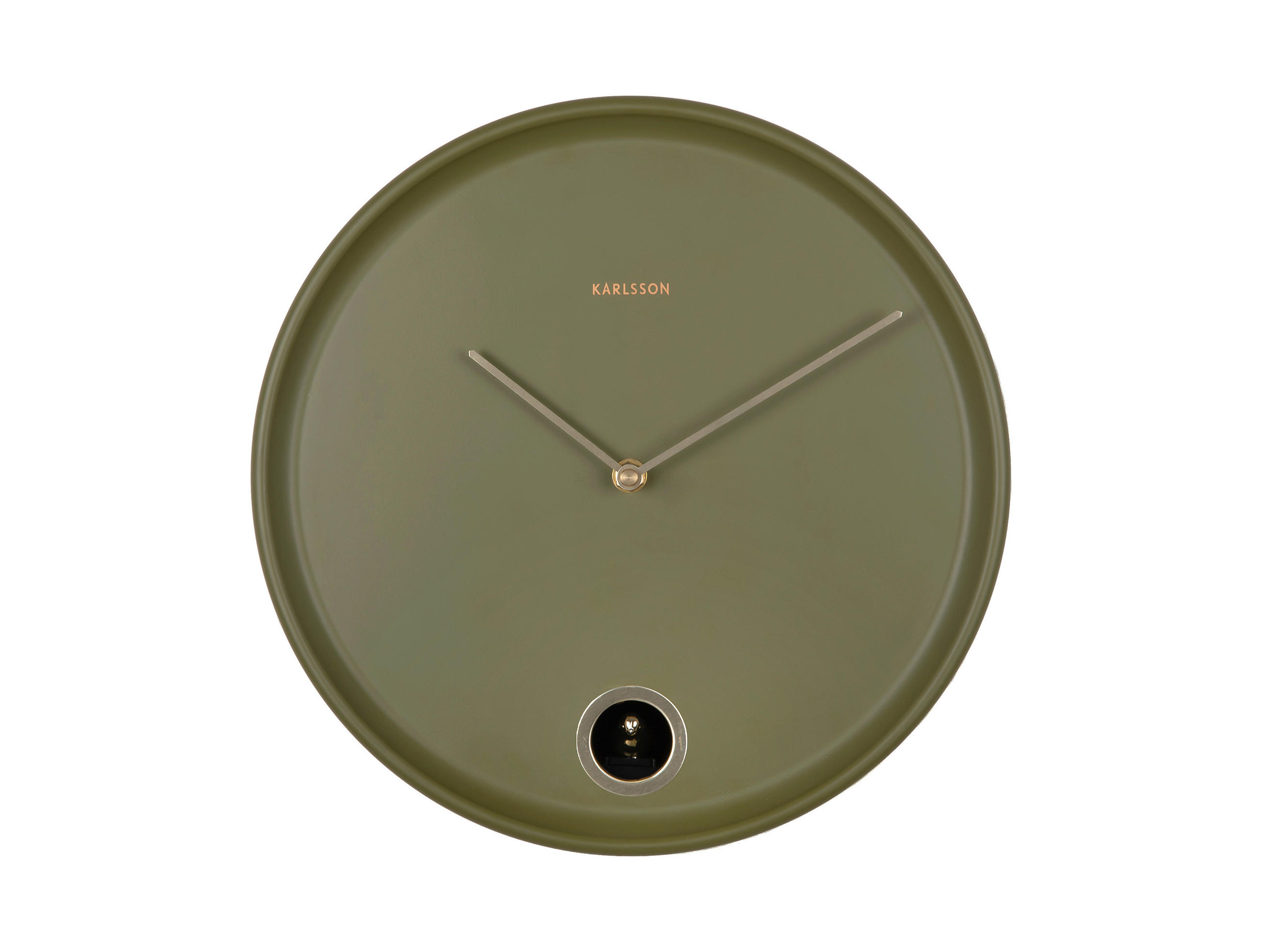 WANDUHR esencia Grün  - Grün, Basics, Metall (30cm) - Karlsson
