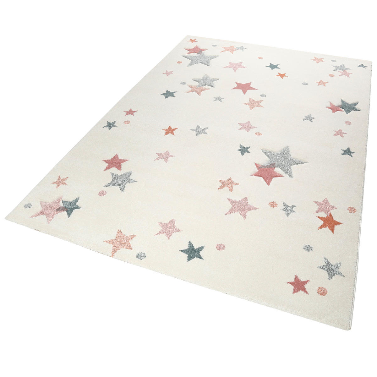 DETSKÝ KOBEREC, 160/225 cm, biela, svetlomodrá, svetloružová - svetlomodrá/biela, Trend, textil (160/225cm) - Esprit