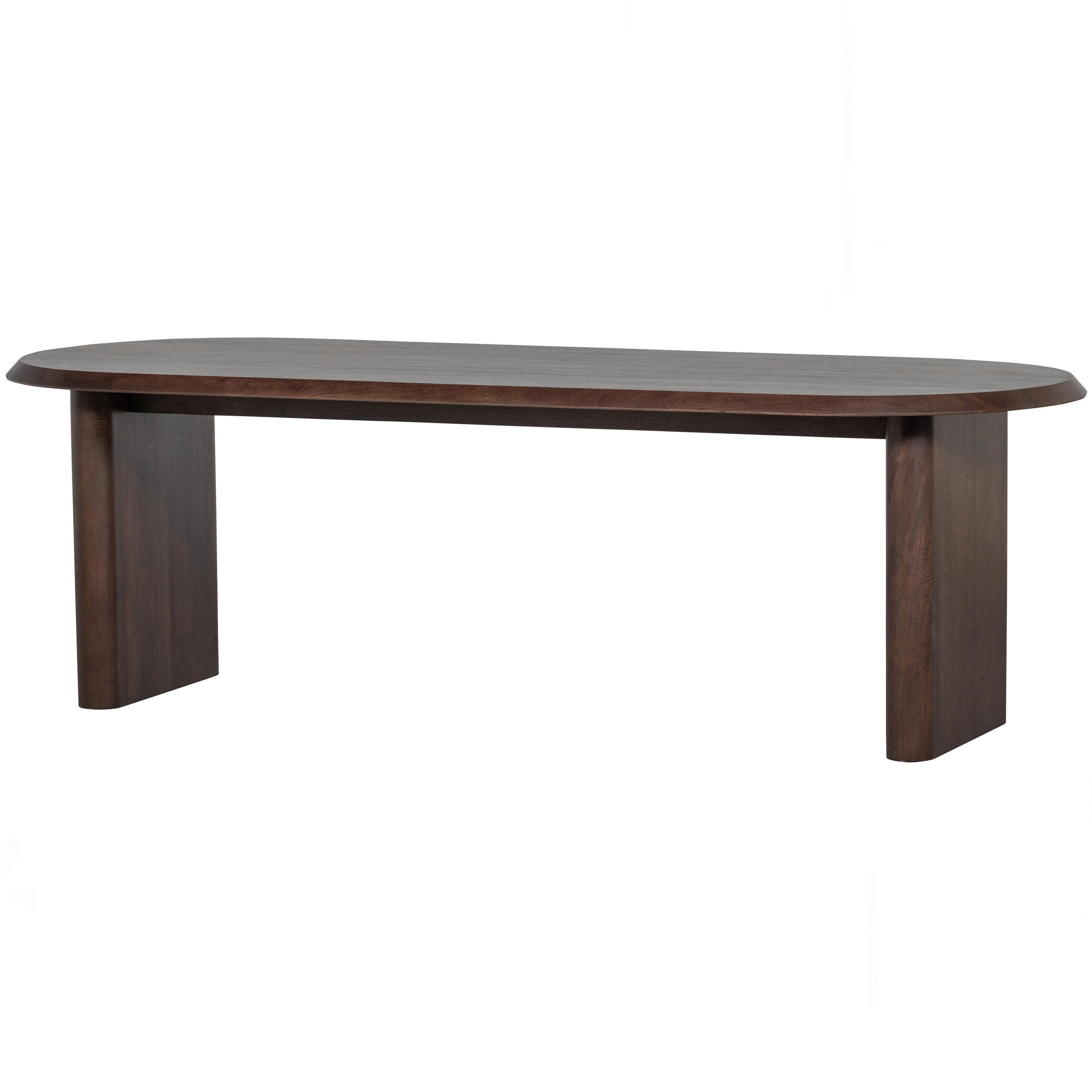 Livetastic Esstisch Ellips Walnuss 90x75x240 cm