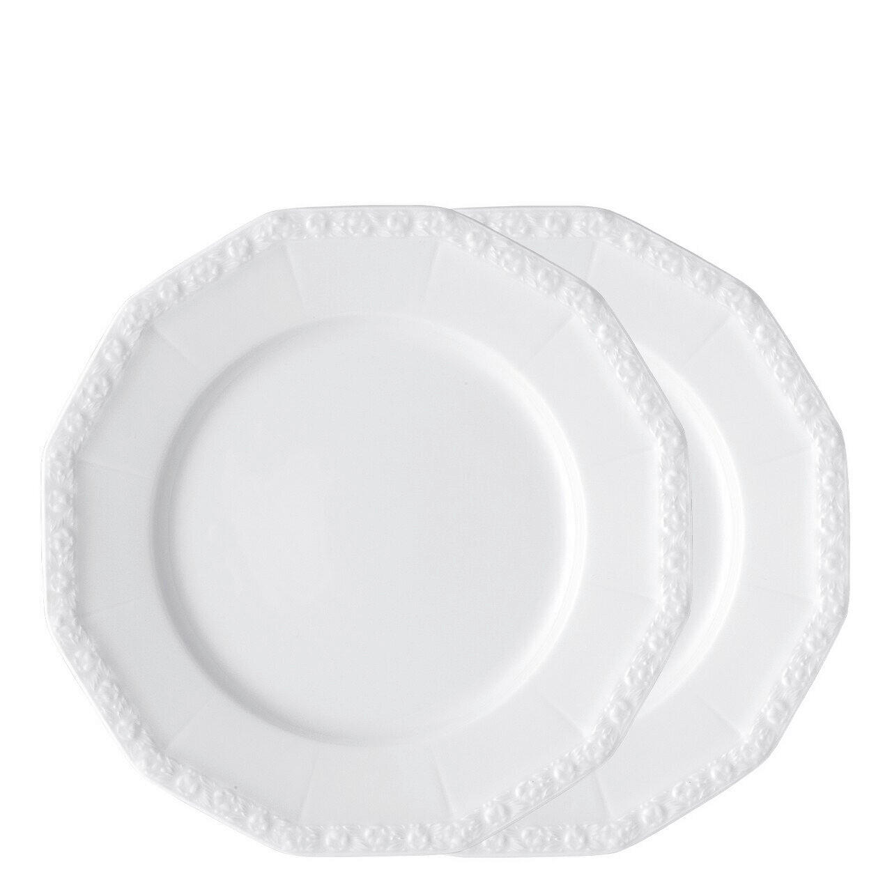 Rosenthal Speisetellerset Maria - Weiss Weiß 28x4.3x29 cm