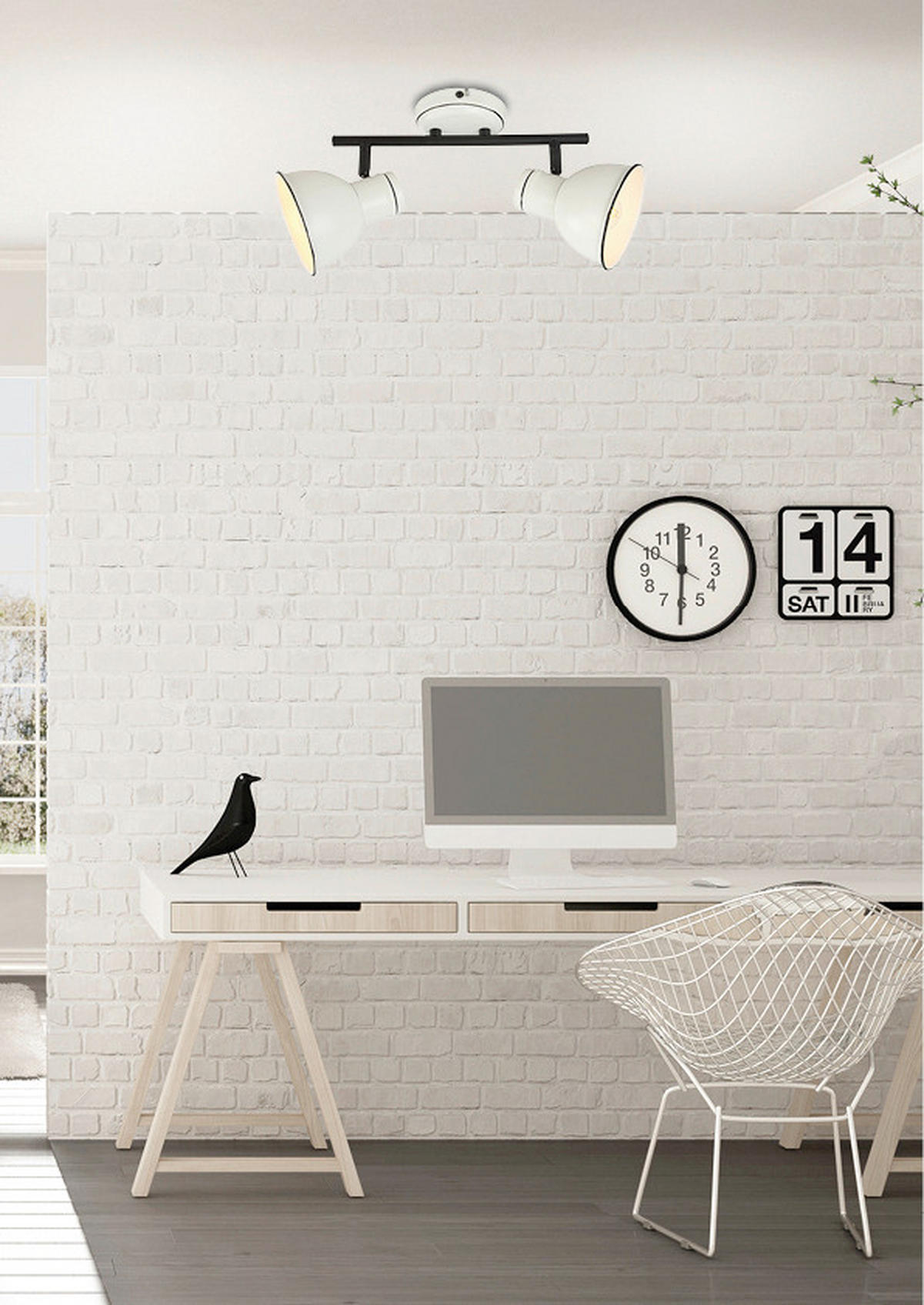 TAKLAMPA 11.5/39/20 cm  - Basics, metall (11.5/39/20cm)