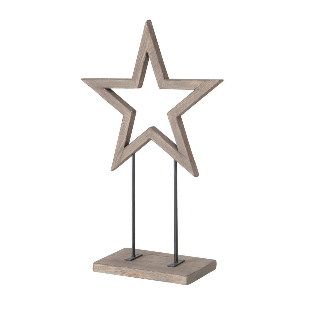 DEKOSTERN  - Naturfarben, Basics, Holz (46/19/71cm) - Boltze Home