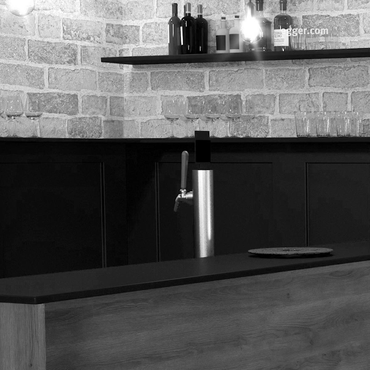 DECOWALL WISMAR BACKSTEIN 3 Stück  - Rot, Design, Holzwerkstoff (125/66/1.2cm) - Egger Holzwerkstoffe