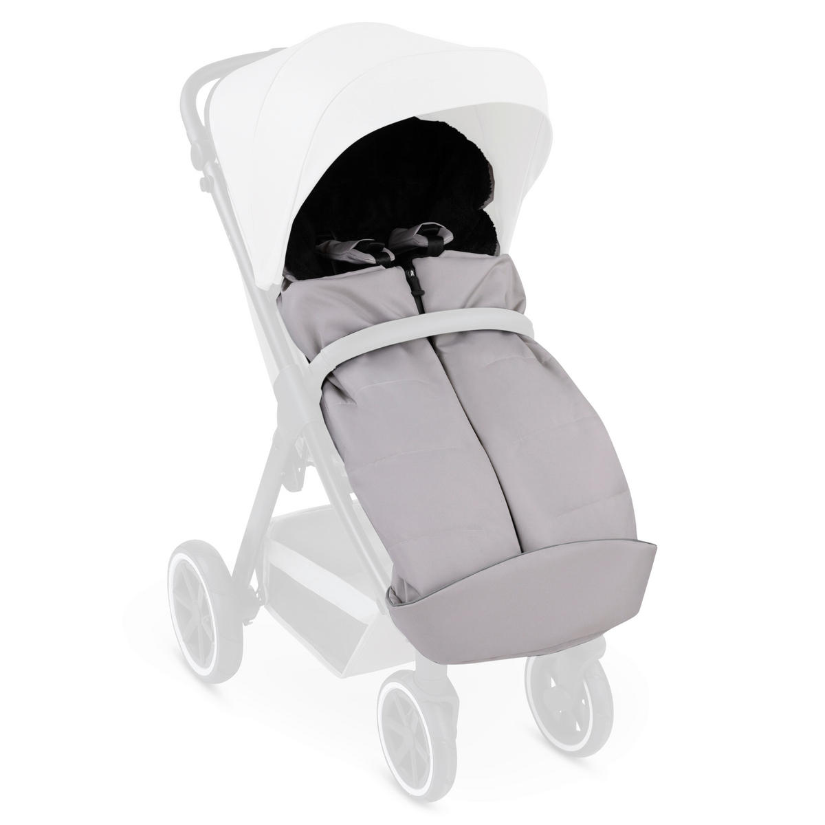 FUßSACK Winterfußsack  - Graubraun, Basics, Textil (98/47/8cm) - ABC Design