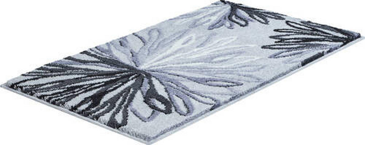BADTEPPICH Anthrazit, Grau 70/120 cm  - Anthrazit/Grau, Basics, Kunststoff/Textil (70/120cm) - Grund
