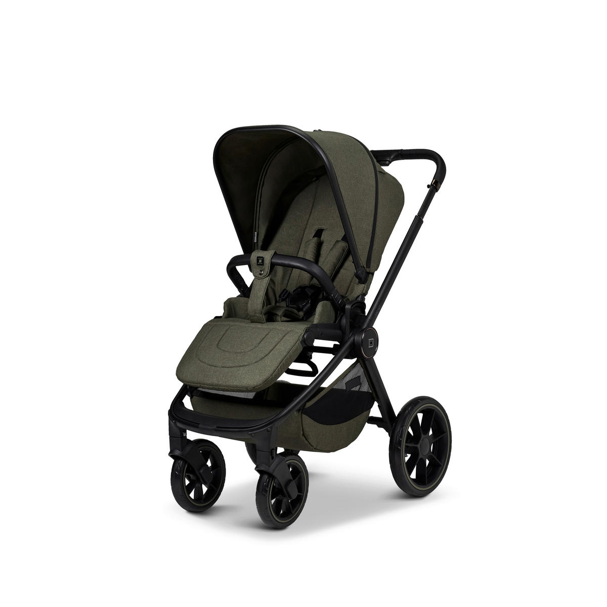 KIŠOBRAN KOLICA  Sport  - maslinasto zelena/crna, Basics, tekstil (95/57/105cm) - Moon