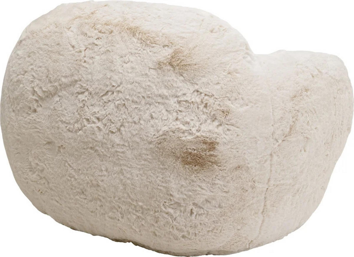 SESSEL in Creme  - Creme, Design, Fell (115/81/104,5cm) - Kare-Design