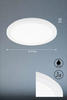 LED-DECKENLEUCHTE Gotland 17 cm  - Weiß, Basics, Glas/Kunststoff (17cm) - Fischer & Honsel