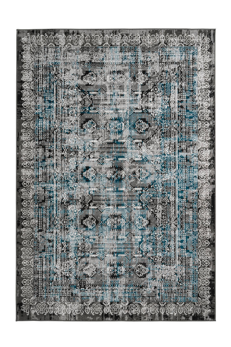 VINTAGE-TEPPICH  200/290 cm  Blau   - Blau, Trend, Textil (200/290cm)