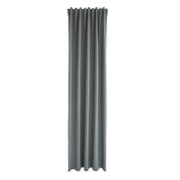 WÄRMESCHUTZVORHANG SILENCE blickdicht 140/245 cm   - Grau, Basics, Textil (140/245cm)