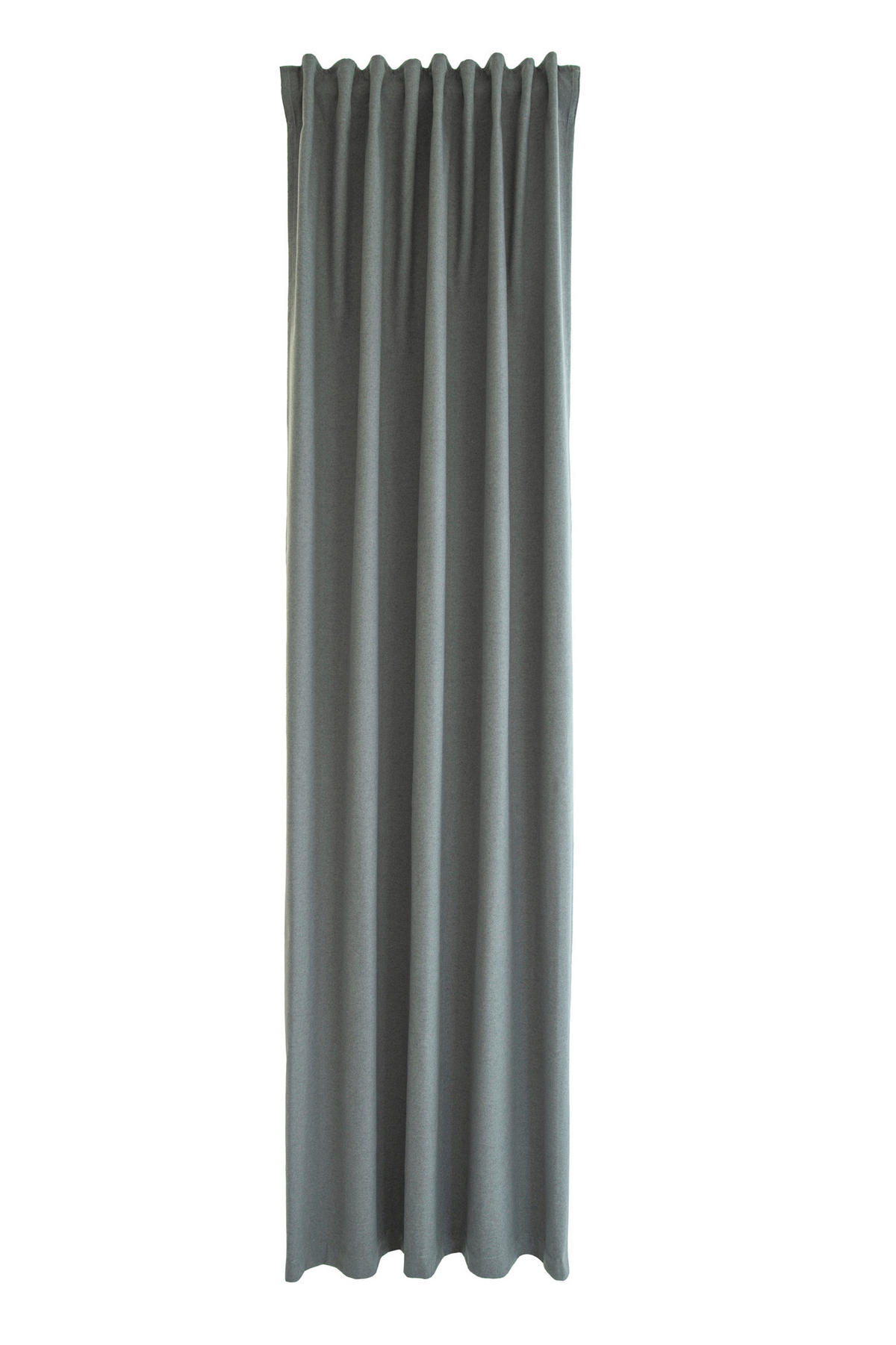 WÄRMESCHUTZVORHANG SILENCE blickdicht 140/245 cm   - Grau, Basics, Textil (140/245cm)