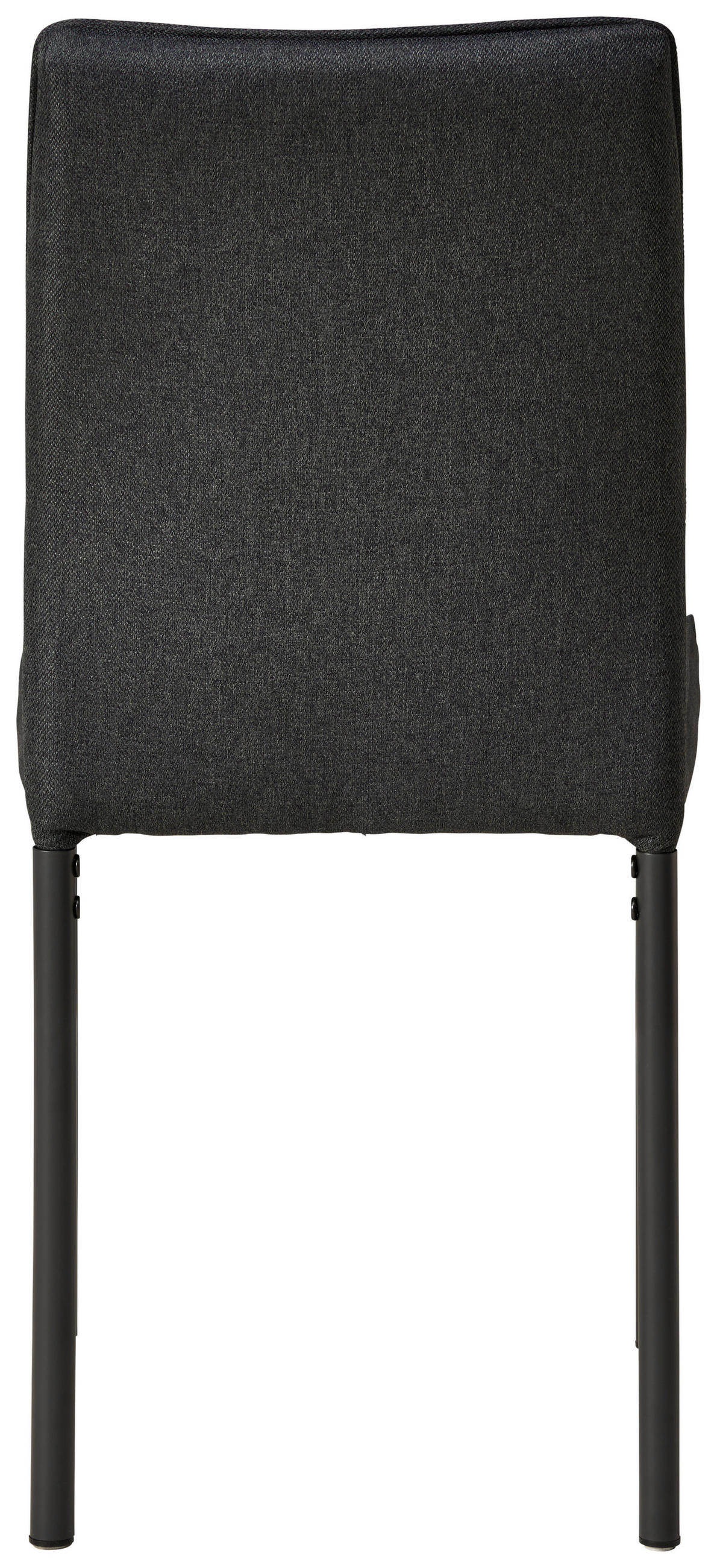 STUHL  in Eisen Mikrofaser Metall, Textil  - Dunkelgrau/Grau, LIFESTYLE, Textil/Metall (44/91/58cm) - Livetastic