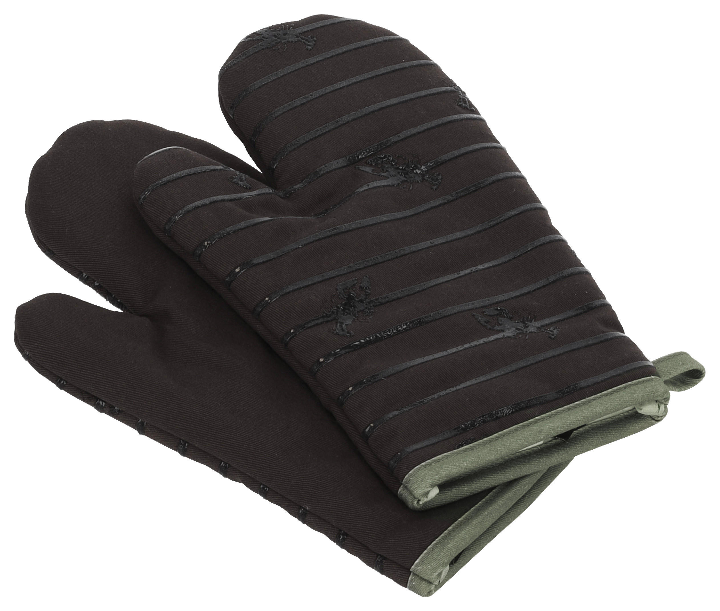 OFENHANDSCHUH Grau  - Grau, Basics, Textil (18/28cm) - Vossen