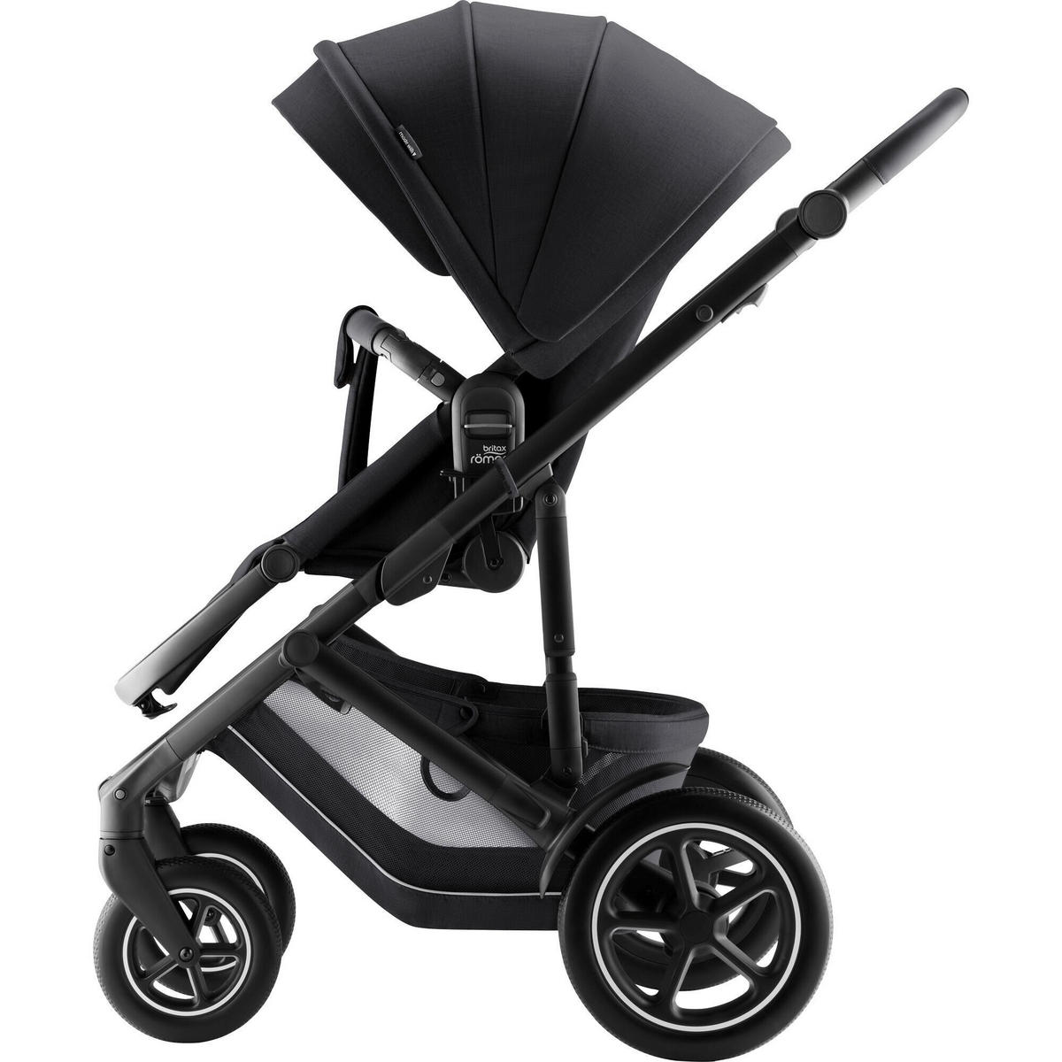 KINDERWAGEN  Smile 5Z  Carbon Black  - Schwarz/Grau, Basics, Textil/Metall (57/112/97.7cm) - Britax Römer