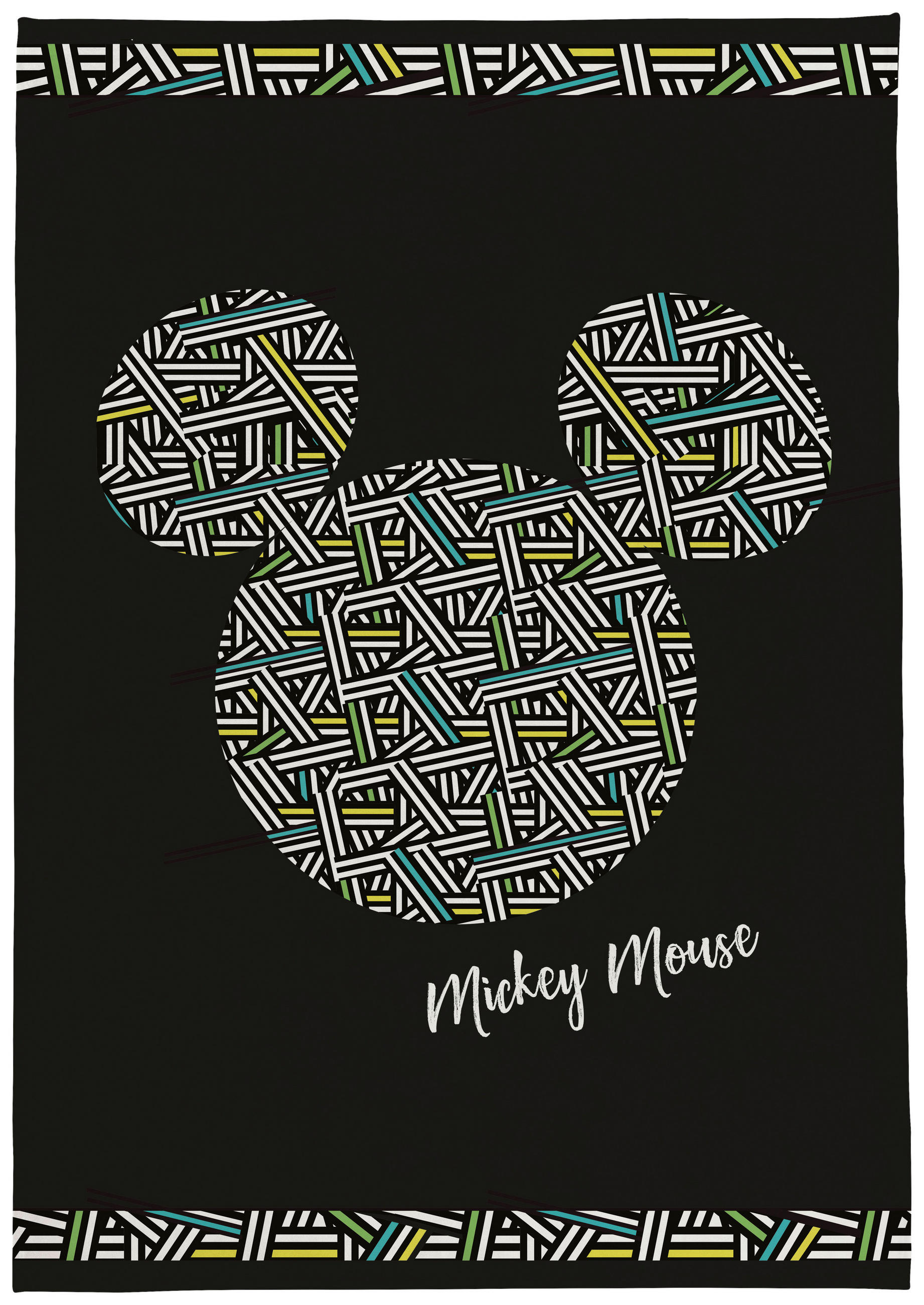 DEKA, polyester, 150/200 cm - černá, Basics, textil (150/200cm) - Disney