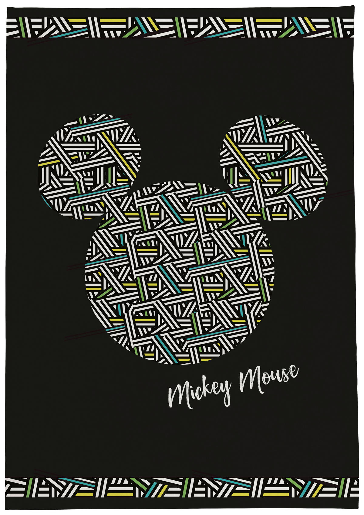 DEKA, polyester, 150/200 cm - čierna, Basics, textil (150/200cm) - Disney