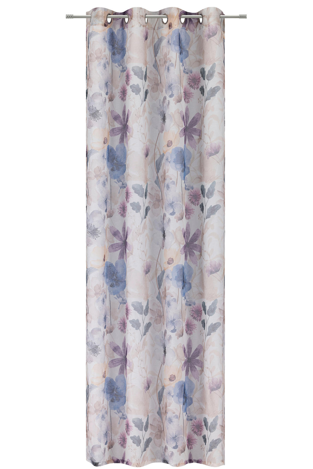 ÖSENSCHAL KORA halbtransparent 140/245 cm   - Multicolor, Natur, Textil (140/245cm) - Esposa