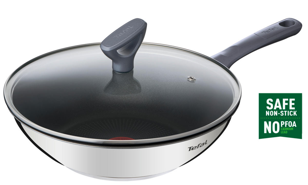 VOK   28 cm  - Basics, kovina/steklo (28cm) - Tefal