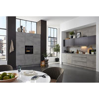 VESTAVNÁ KUCHYŇ - šedá, Design, kompozitní dřevo - Dieter Knoll