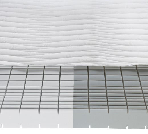 KOMFORTSCHAUMMATRATZE 200/200 cm Höhe ca. 18 cm  - Weiß, Basics, Textil (200/200cm) - Sleeptex