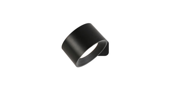 AKKU-WANDLEUCHTE - Schwarz, Basics, Kunststoff/Metall (9,2/8/4,5cm) - Novel