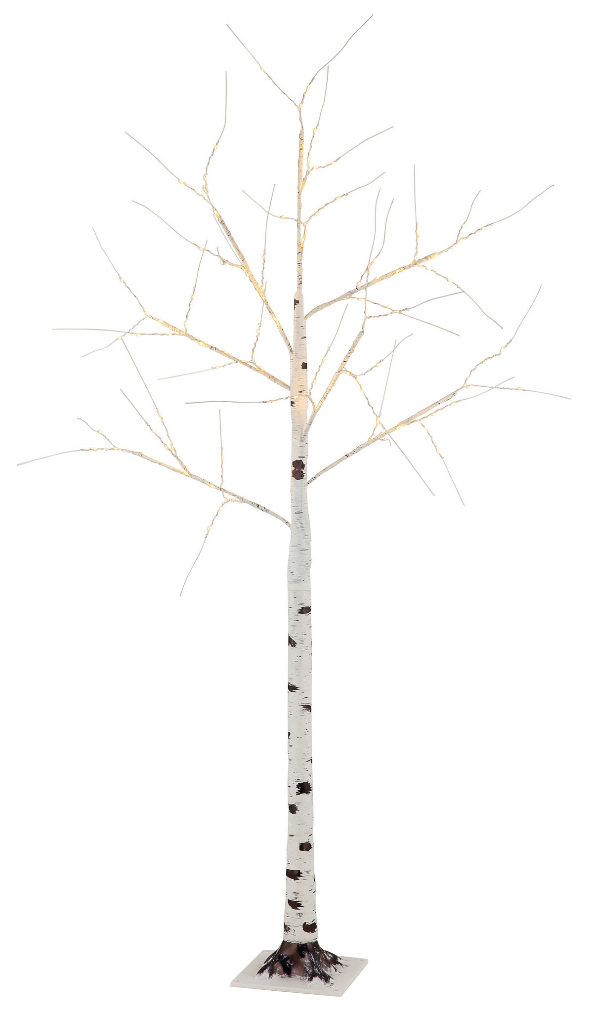 PODNA SVJETILJKA VANJSKA BIRCH  - bijela/crna, Konvencionalno, metal/plastika (80/150cm) - Globo