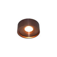 LED-DECKENLEUCHTE  14/5 cm    - Bronzefarben, Design, Metall (14/5cm)