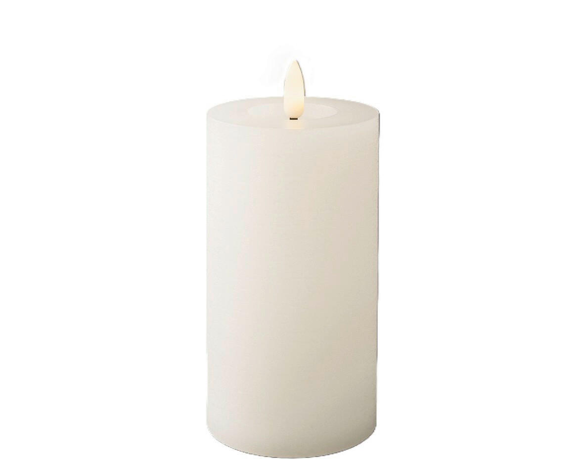 Lumânare Led 7/15 cm  - alb, Basics, plastic/parafină (7/15cm) - Ambia Home