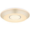 STROPNA LED-SVETILKA  Pillo //3000-6000 K// - bela/prozorno, Basics, kovina/umetna masa (50/8,5cm) - Globo