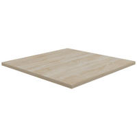 SCHREIBTISCHPLATTE  in Weiß, Sonoma Eiche  - Weiß/Sonoma Eiche, MODERN, Holzwerkstoff (50/8/50cm) - MID.YOU
