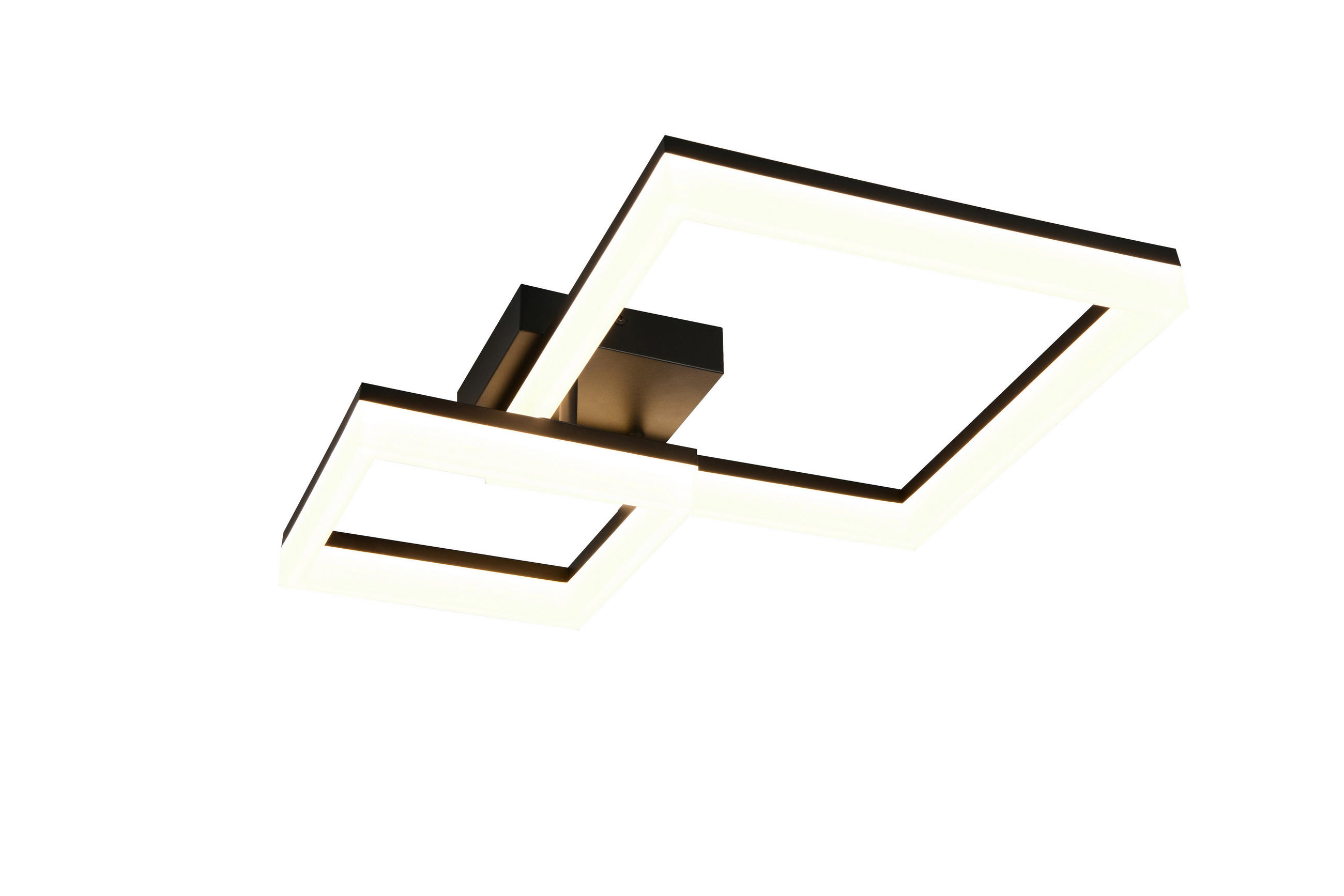 PLAFONIERĂ CU LED - alb/negru, Basics, plastic/metal (62/12,5/46,5cm)