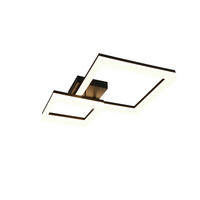 PLAFONIERĂ CU LED - alb/negru, Basics, plastic/metal (62/12,5/46,5cm)