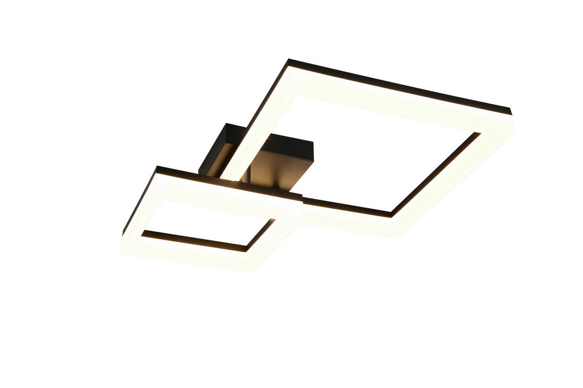 PLAFONIERĂ CU LED - alb/negru, Basics, plastic/metal (62/12,5/46,5cm)