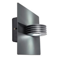 AUßENWANDLEUCHTE Split   - Anthrazit, Basics, Metall (22/22/12,3cm)