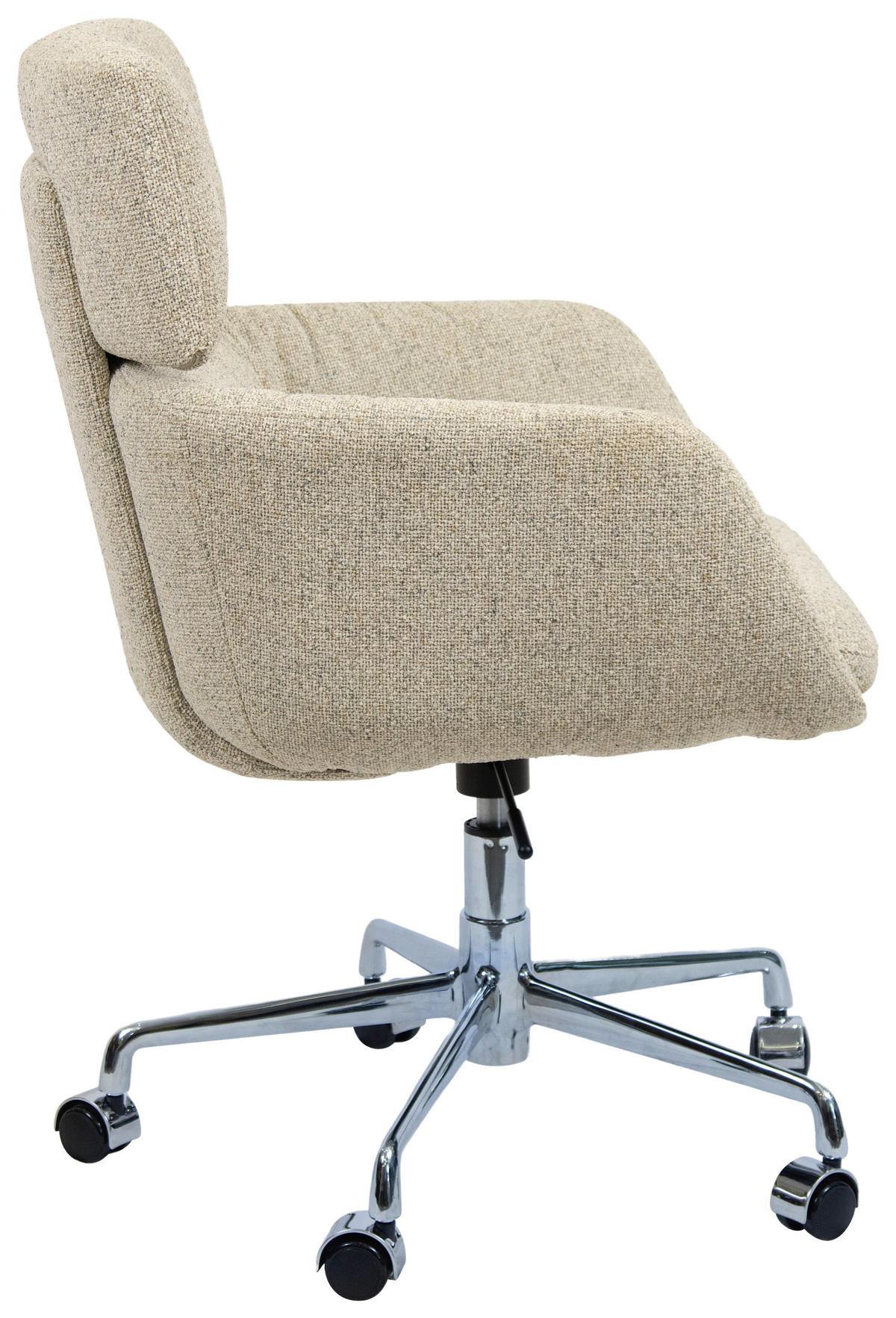 FORGÓSZÉK  szövet krómszínű, bézs  - bézs/krómszínű, Design, műanyag/textil (62/91/66cm) - Dieter Knoll