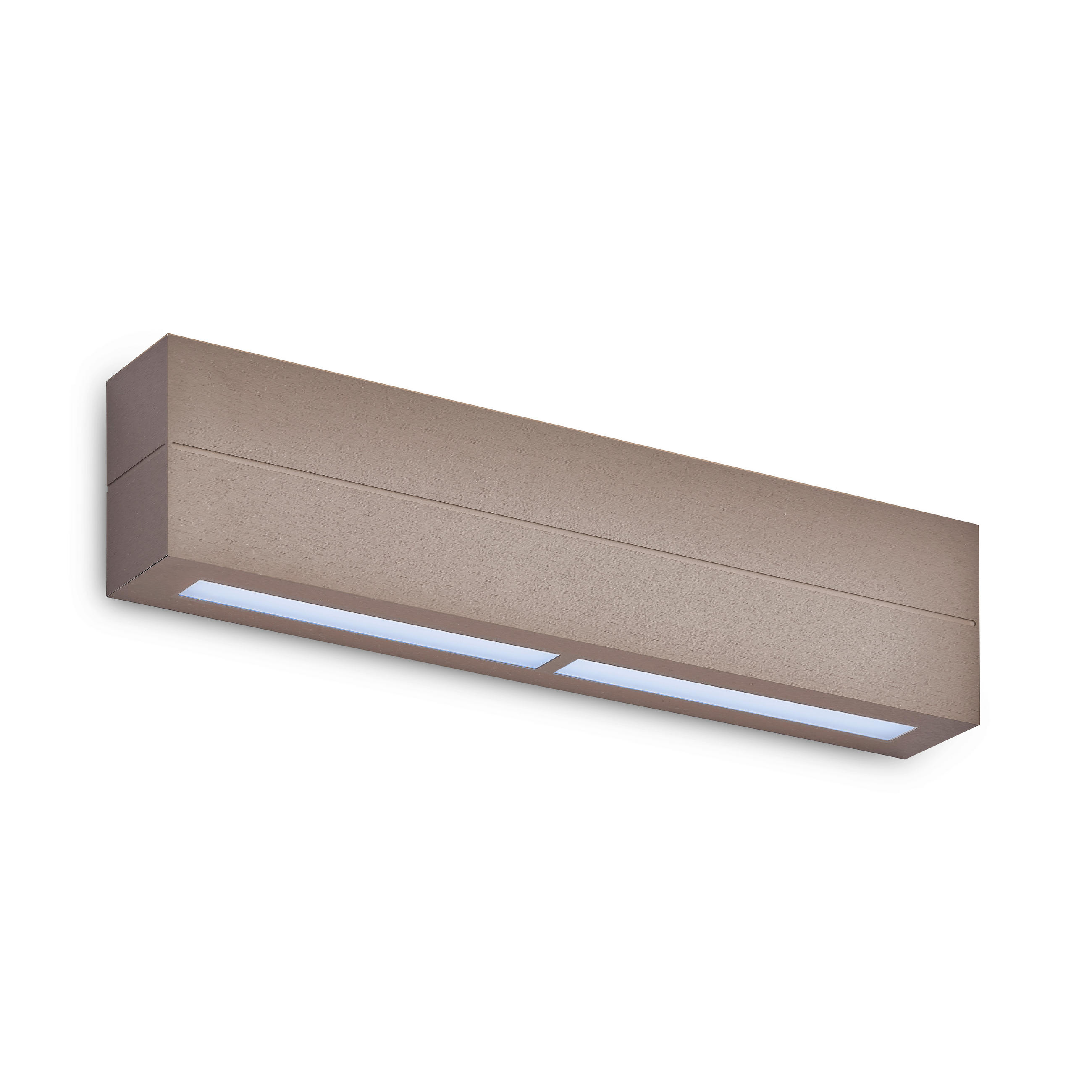 LED-WANDLEUCHTE Aera  - Bronzefarben, Design, Metall (45/10/6,5cm) - Grossmann