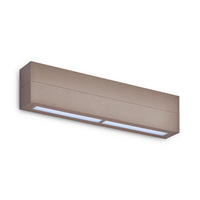 LED-WANDLEUCHTE Aera  - Bronzefarben, Design, Metall (45/10/6,5cm) - Grossmann