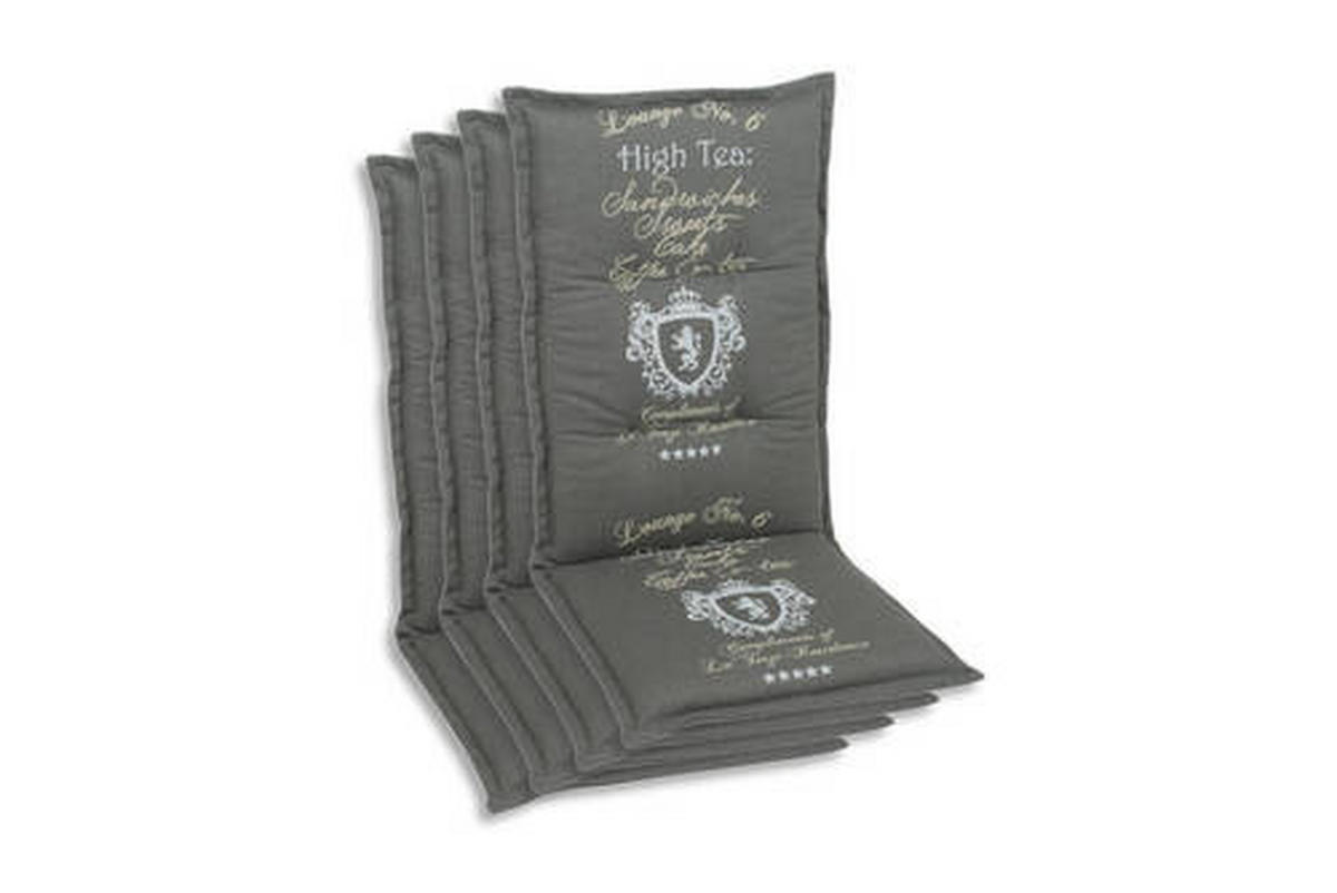 SESSELAUFLAGENSET  - Grau, MODERN, Textil (50/7/120cm)