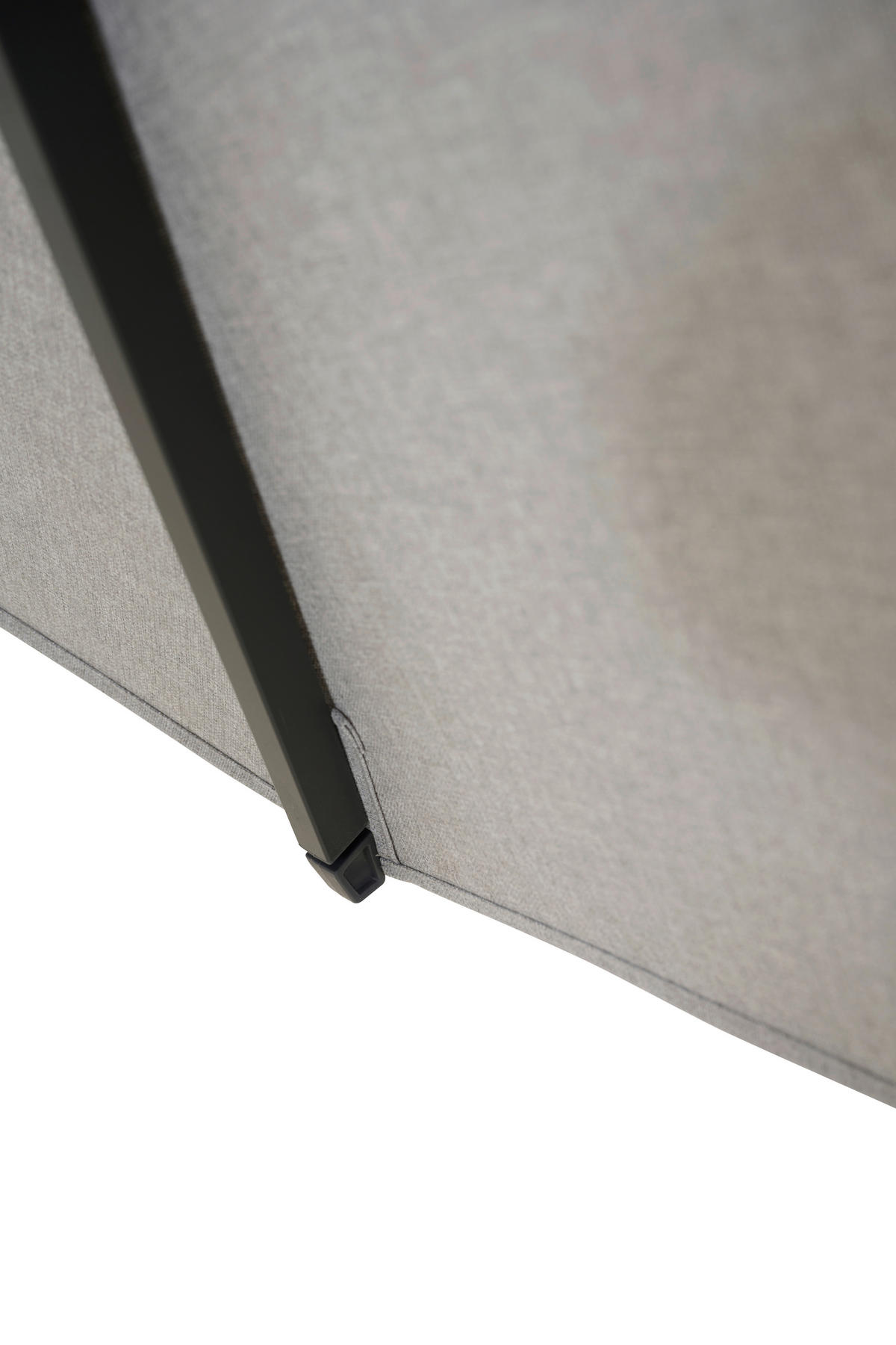 SONNENSCHIRM 300 cm Hellgrau  - Anthrazit/Hellgrau, MODERN, Textil/Metall (300/300cm) - Siena Garden